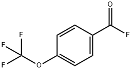 4-(TRIFLUOROMETHOXY)BENZOYL FLUORIDE Structure