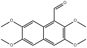 2,3,6,7-TETRAMETHOXY-1-NAPHTHALENEALDEHYDE Structure