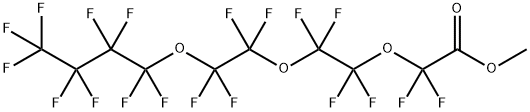 METHYL PERFLUORO-3,6,9-TRIOXATRIDECANOATE Structure