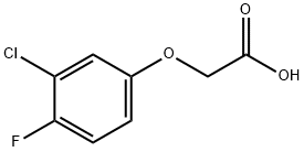 (3-CHLORO-4-FLUOROPHENOXY)ACETIC ACID Structure