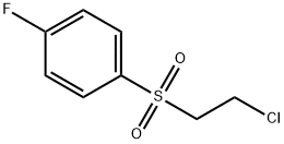 2-CHLOROETHYL 4-FLUOROPHENYL SULFONE Structure