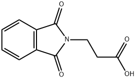 3-PHTHALIMIDOPROPIONIC ACID Structure