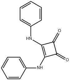 3,4-DIANILINOCYCLOBUT-3-ENE-1,2-DIONE Structure