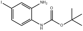 (2-AMINO-4-IODO-PHENYL)-CARBAMIC ACID TERT-BUTYL ESTER Structure