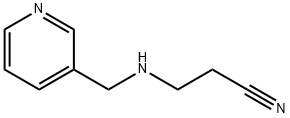 3-(3-PYRIDYLMETHYLAMINO)PROPIONITRILE Structure