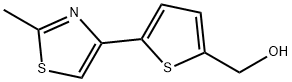 [5-(2-METHYL-1,3-THIAZOL-4-YL)-2-THIENYL]METHANOL Structure