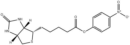 D-BIOTIN P-NITROPHENYL ESTER Structure