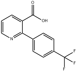 2-(4-TRIFLUOROMETHYLPHENYL)NICOTINIC ACID Structure