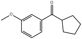 CYCLOPENTYL 3-METHOXYPHENYL KETONE Structure