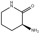 (S)-3-AMINOPIPERIDINE-2-ONE Structure