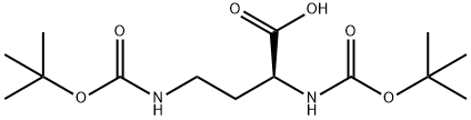 BOC-L-DAB(BOC) Structure