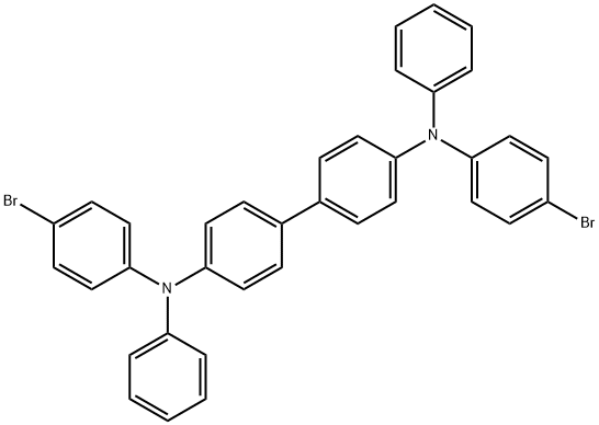 4,4'-BIS((4-BROMOPHENYL)PHENYLAMINO)BIP& Structure