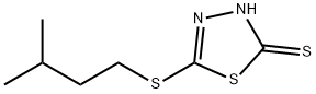 5-(3-Methyl-butylsulfanyl)-[1,3,4]thiadiazole-2-thiol Structure