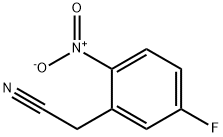 5-FLUORO-2-NITROPHENYLACETONITRILE Structure