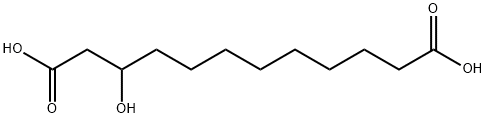 3-hydroxy-dodecanedioic acid Structure