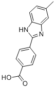 4-(5-METHYL-1H-BENZIMIDAZOL-2-YL)-BENZOIC ACID Structure