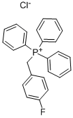 (4-FLUOROBENZYL)TRIPHENYLPHOSPHONIUM CHLORIDE Structure