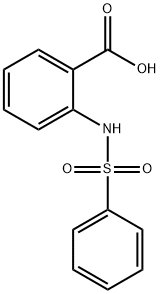 2-BENZENESULFONYLAMINO-BENZOIC ACID Structure