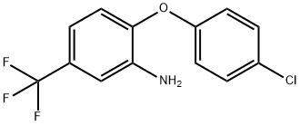 2-AMINO-4'-CHLORO-4-TRIFLUOROMETHYL DIPHENYL ETHER Structure