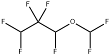 difluoromethyl 1,2,2,3,3-pentafluoropropyl ether Structure