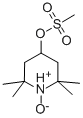 2,2,6,6-TETRAMETHYL-4-(METHYLSULFONYLOXY)-1-PIPERIDINOOXY Structure