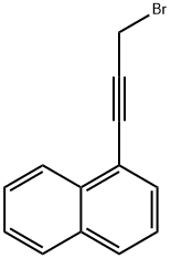 1-(3-BROMO-1-PROPYNYL)NAPHTHALENE Structure