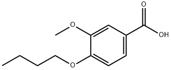 4-BUTOXY-3-METHOXY-BENZOIC ACID Structure