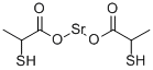 strontium bis(2-mercaptopropionate) Structure