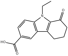 9-ETHYL-8-OXO-6,7,8,9-TETRAHYDRO-5H-CARBAZOLE-3-CARBOXYLIC ACID Structure