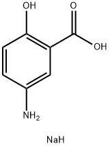 5-AMINOSALICYLIC ACID SODIUM SALT Structure