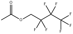 1H,1H-HEPTAFLUOROBUTYL ACETATE Structure