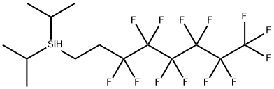 DIISOPROPYL-(1H,1H,2H,2H-PERFLUOROOCTYL)SILANE Structure