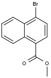 Methyl 4-bromo-1-naphthoate Structure