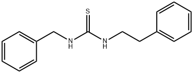 1-BENZYL-3-PHENETHYL-2-THIOUREA Structure