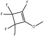 1,3,3,4,4-PENTAFLUORO-2-METHOXYCYCLOBUTENE Structure