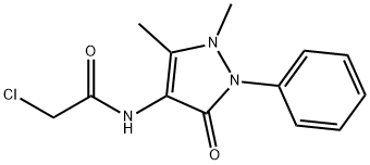 2-CHLORO-N-(1,5-DIMETHYL-3-OXO-2-PHENYL-2,3-DIHYDRO-1H-PYRAZOL-4-YL)ACETAMIDE Structure