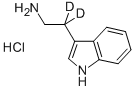 TRYPTAMINE-BETA,BETA-D2 HCL Structure