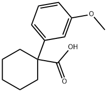 1-(3-METHOXYPHENYL)-CYCLOHEXANECARBOXYLIC ACID Structure