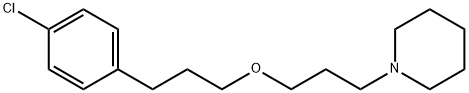 Piperidine, 1-[3-[3-(4-chlorophenyl)propoxy]propyl]- Structure