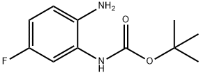 (2-AMINO-5-FLUORO-PHENYL)-CARBAMIC ACID TERT-BUTYL ESTER Structure