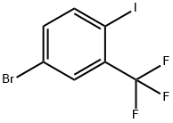 5-BROMO-2-IODOBENZOTRIFLUORIDE Structure