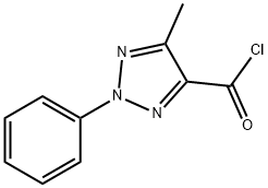 5-METHYL-2-PHENYL-2H-1,2,3-TRIAZOLE-4-CARBONYL CHLORIDE Structure