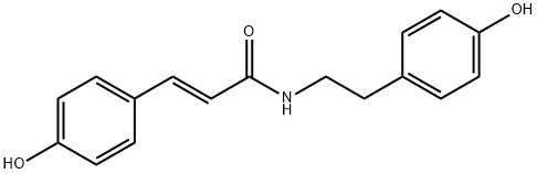 N-p-trans-Coumaroyltyramine Structure