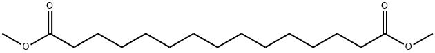 DIMETHYL PENTADECANEDIOATE Structure