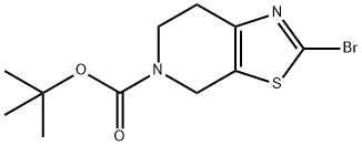 tert-butyl 2-bromo-6,7-dihydrothiazolo[5,4-c]pyridine-5(4H)-carboxylate Structure