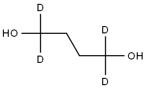 1,4-BUTANE-1,1,4,4-D4-DIOL Structure