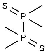 TETRAMETHYLBIPHOSPHINE DISULFIDE Structure