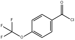 4-(TRIFLUOROMETHOXY)BENZOYL CHLORIDE Structure