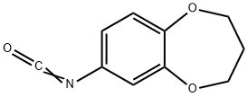 3,4-DIHYDRO-2H-1,5-BENZODIOXEPIN-7-YL ISOCYANATE Structure