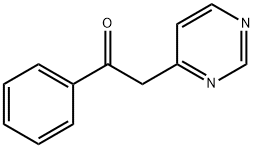 1-PHENYL-2-(4-PYRIMIDINYL)-ETHANONE Structure